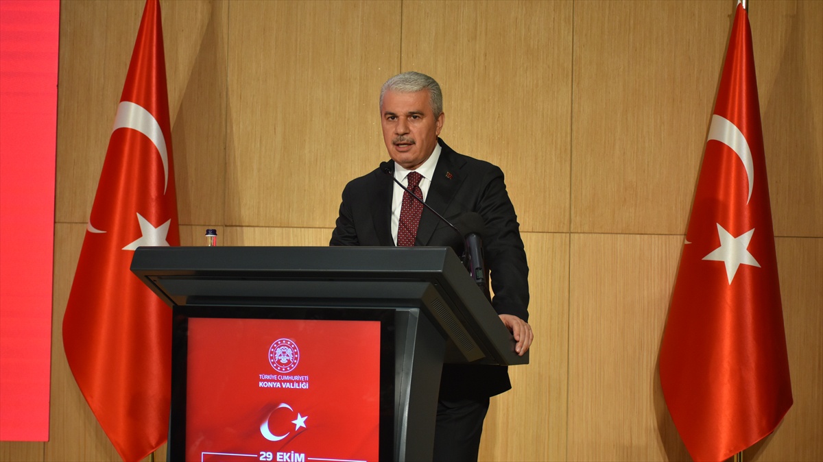 Konya'da 29 Ekim Cumhuriyet Bayramı resepsiyonu verildi