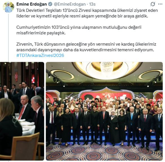 Duran: TDT Zirvesi'nde Türk dünyası birlik ve dayanışma mesajı verdi