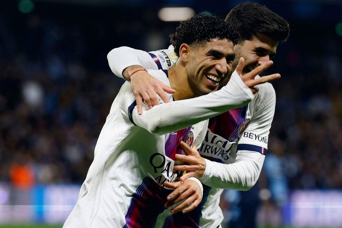 Hakimi'den sıra dışı performans! PSG, rakibini beşledi