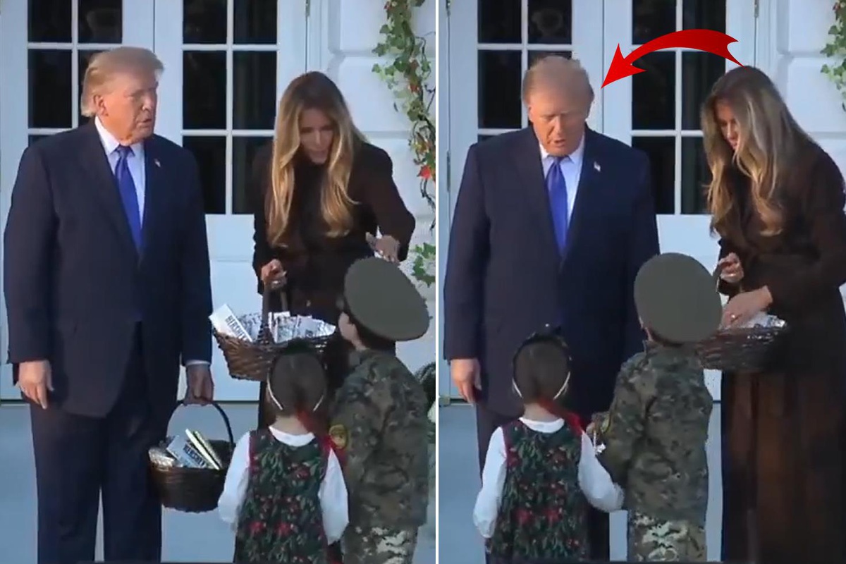 Trump'ın karşısına Sovyet askeri kıyafetiyle çıktı