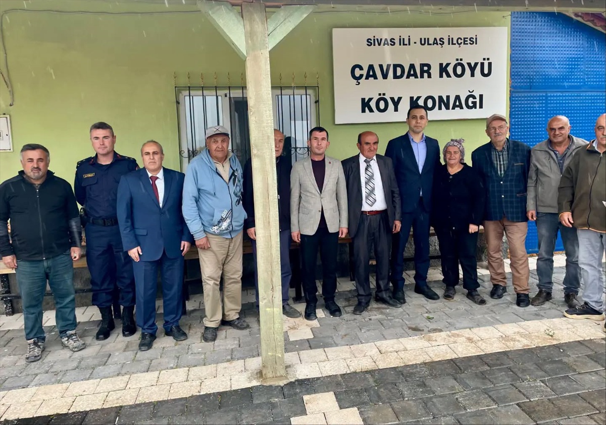 Ulaş Kaymakamı Veli Avcı, Çavdar, Korubaşı ve Karagöl köylerinde vatandaşları dinledi