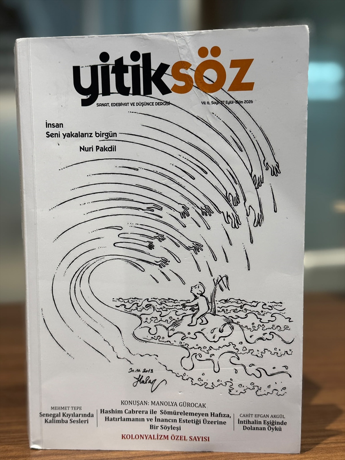 Yitiksöz dergisinin 37. sayısında 548 sayfalık kolonyalizm özel dosyası yayımlandı