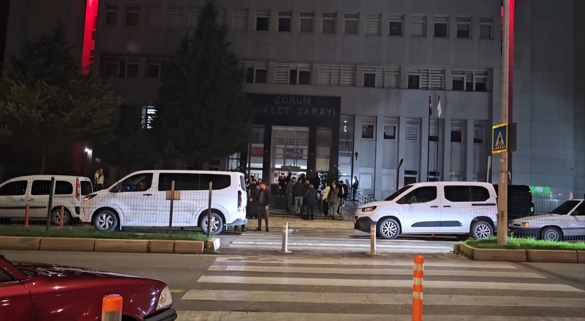 Çorum'da 1 ölü ve 2 yaralıyla sonuçlanan kavgada 2 şüpheli tutuklandı
