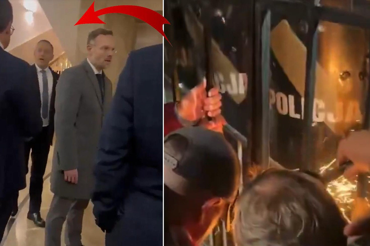 Polonya'da cumhurbaşkanının yüksek mahkemeyi bastığı anlar kamerada: Siz yargıç değilsiniz