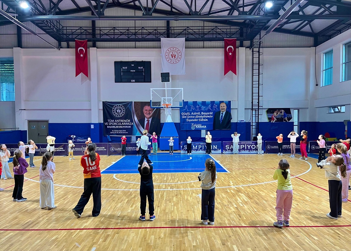 Salıpazarı'nda 3-10 yaş grubuna ücretsiz cimnastik dersleri devam ediyor