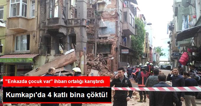 Kumkapı'da bina çöktü ! ile ilgili görsel sonucu