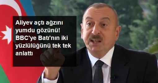 1'I Çocuk 2 Kişi Yaralandı 16 Aliyev açtı ağzını yumdu gözünü! Kendisine basın özgürlüğü suçlaması yapan BBC'ye Batı'nın iki yüzlülüğünü anlattı