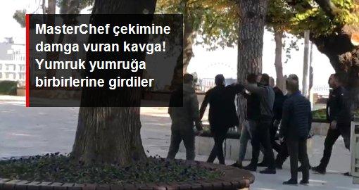 1'I Çocuk 2 Kişi Yaralandı 14 MasterChef'in Bursa çekimleri sırasında yumruk yumruğa kavga! O anlar kamerada