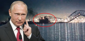Putin misilleme mi yaptı? ABD'de yıkılan köprünün görüntüleri komplo teorilerini de beraberinde getirdi