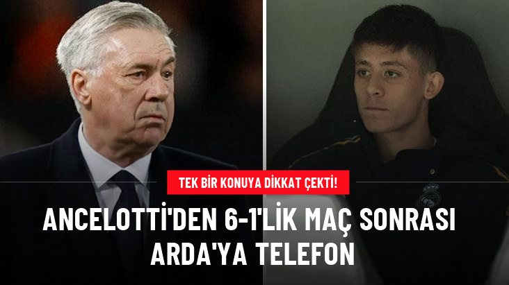 Milli maçta yaptıklarını görünce dayanamadı! Ancelotti'den Arda Güler'e telefon