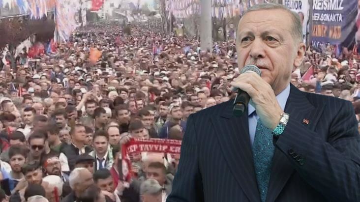 Erdoğan'dan seçimde el değiştireceği konuşulan şehirde gövde gösterisi