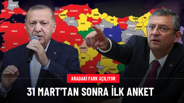 31 Mart seçimlerinden sonra ilk anket! AK Parti'de kan kaybı devam ediyor