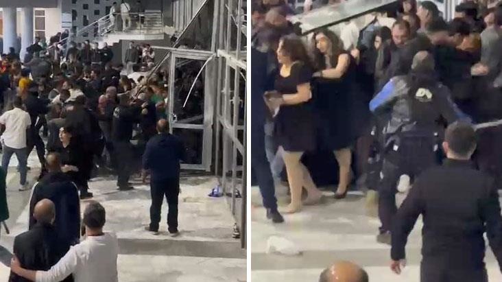 İranlı şarkıcı Moein'in Van konserinde izdiham: Cam kapılar kırıldı, ezilme tehlikesi yaşandı