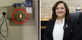 Afyonkarahisar Belediyesi'nde makam odasını çeken gizli kamera düzeneği bulundu