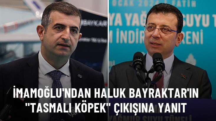 İmamoğlu'ndan Haluk Bayraktar'ın Tasmalı köpek çıkışına yanıt