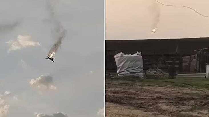 Rusya'da bombardıman uçağı düştü: 1 ölü