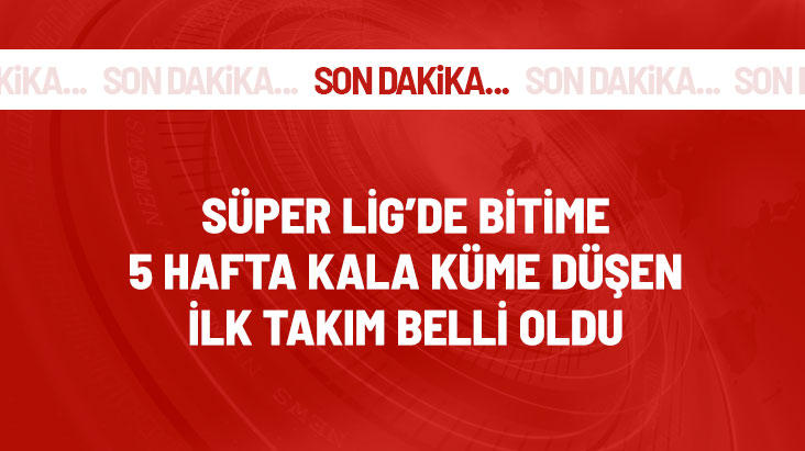 İstanbulspor, Süper Lig'in bitimine 5 hafta kala küme düştü