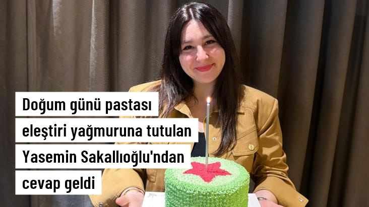 Doğum günü pastası hiç beğenilmeyen Yasemin Sakallıoğlu'ndan cevap geldi: Yanlış anlaşıldım