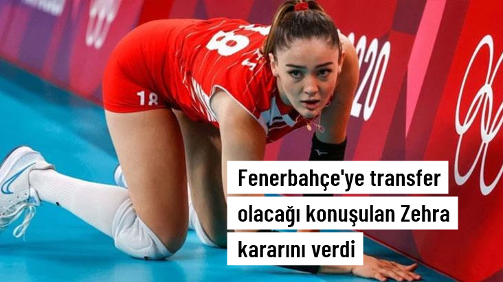 Fenerbahçe'ye transfer olacağı konuşulan Zehra Güneş, VakıfBank ile 2 yıllık sözleşme imzaladı