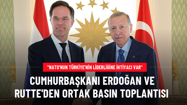 Cumhurbaşkanı Erdoğan ve Hollanda Başbakanı Rutte'den ortak basın toplantısı