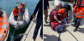 Kadıköy'de deniz taksi ile kano çarpıştı, bir kadının ayağı koptu
