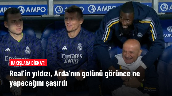 Bu kadarını kimse beklemiyordu! Real'in yıldızı, Arda Güler'in golünü görünce ne yapacağını şaşırdı
