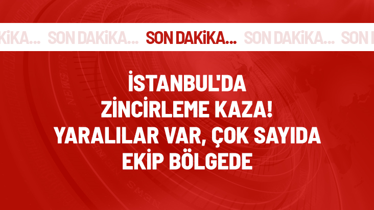 Beşiktaş Büyükdere Caddesi'nde zincirleme kaza! 8 kişi yaralandı, çok sayıda ekip bölgede