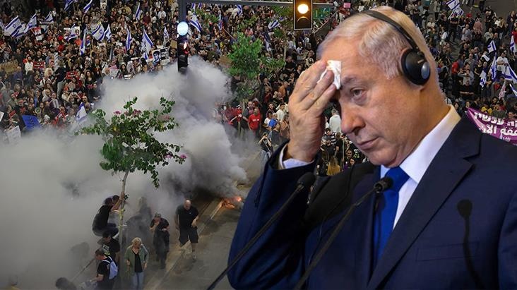 İsrail'de sokaklar karıştı, halk polisle çatıştı