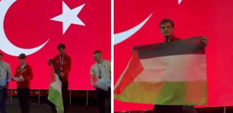 Avrupa Wushu Kung Fu Federasyonu, kürsüde Filistin bayrağı açan Necmettin Erbakan Akyüz'e soruşturma açtı