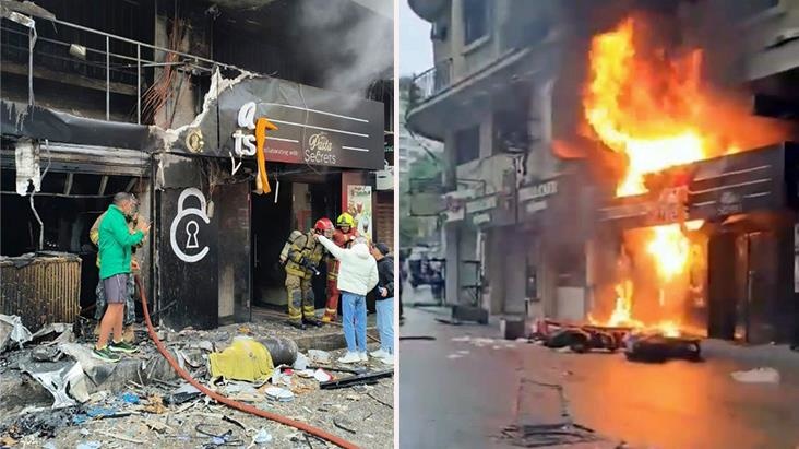 Pizza restoranında korkunç patlama: 8 ölü