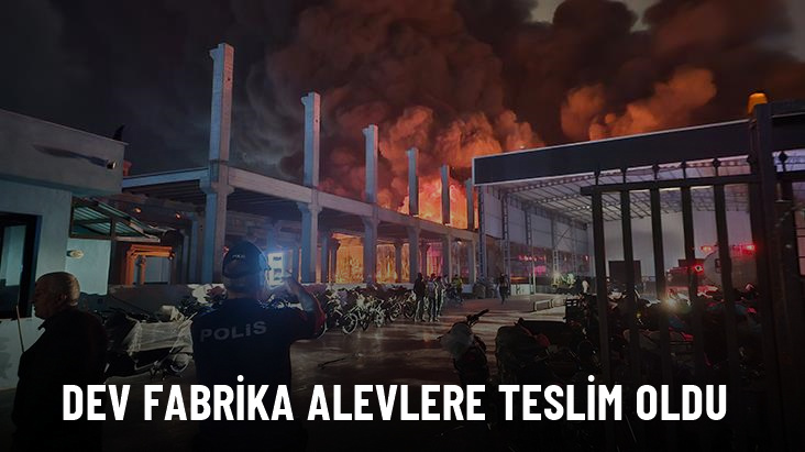 Adana'da elektrikli bisiklet fabrikasında yangın