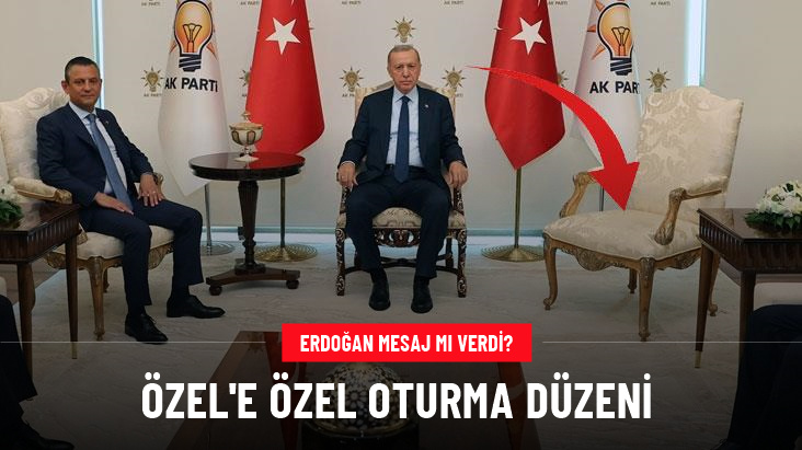 Görüşmede dikkat çeken detay! Cumhurbaşkanı Erdoğan, boş koltukla mesaj mı verdi?