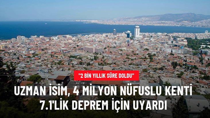 Hasan Sözbilir, İzmir için uyardı: 7.1 büyüklüğünde deprem üretebilir