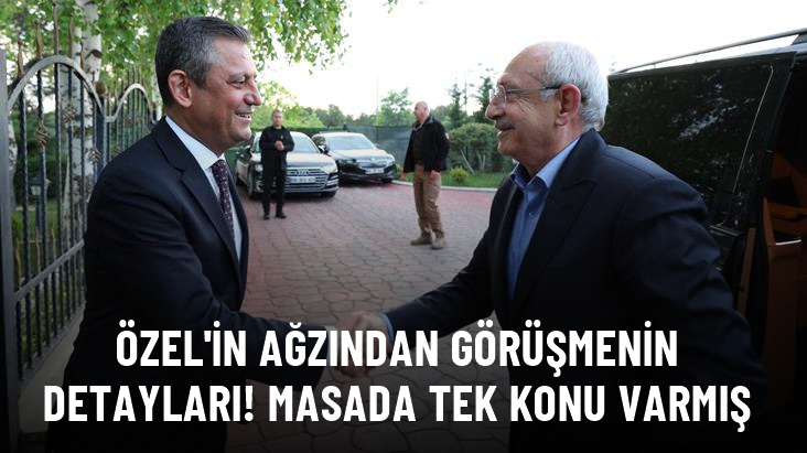 Özel'in Kılıçdaroğlu ile neden bir araya geldiği belli oldu! Erdoğan görüşmesini masaya yatırmışlar