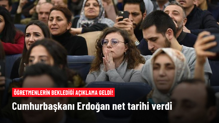 Erdoğan'dan öğretmen ataması açıklaması: Branş dağılımı ve başvuru takvimi yarın paylaşılacak