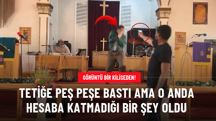 Kilisede papaza suikast girişimi! Silah tutukluk yapınca etkisiz hale getirildi