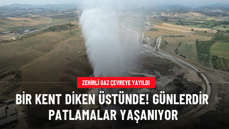 Jeotermal tesis sondajında 9 gündür peş peşe patlama! Sülfür gazı yayıldı