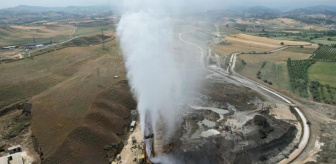 Jeotermal tesis sondajında 9 gündür peş peşe patlama! Sülfür gazı yayıldı
