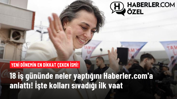 Üsküdar Belediye Başkanı Sinem Dedetaş, 18 iş gününde neler yaptığını Haberler.com'a anlattı
