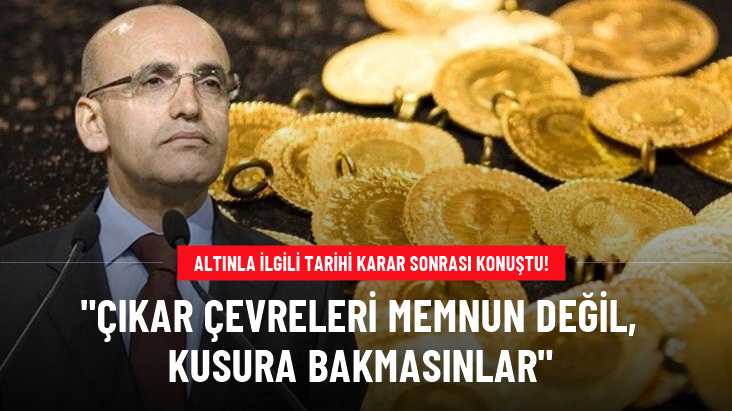 Mehmet Şimşek: Altına ithalatına kota getirdik, çıkar çevreleri memnun değil