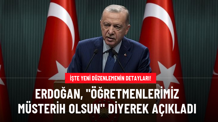 Cumhurbaşkanı Erdoğan: Öğretmenlerimize yönelik şiddete ilişkin kapsamlı bir düzenlemeyi süratle hayata geçireceğiz