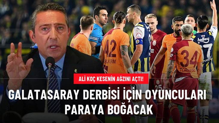 Fenerbahçe'de Galatasaray derbisi için oyunculara özel prim