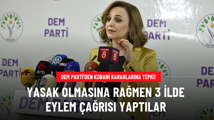 DEM Parti'den Kobani kararlarına tepki! Adana, Diyarbakır ve İstanbul için miting çağrısı yaptılar