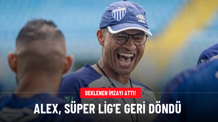 Antalyaspor, teknik direktör Alex de Souza ile 2 yıllık sözleşme imzaladı