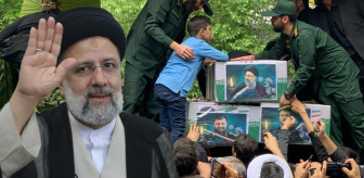 İran halkı Reisi'ye veda ediyor! Cenaze töreni izdihama dönüştü