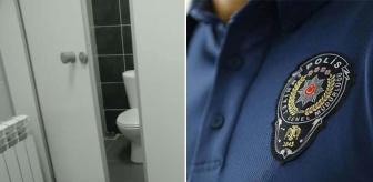 Kadınlar tuvaletinde gizli görüntü skandalı! Polis açığa alındı
