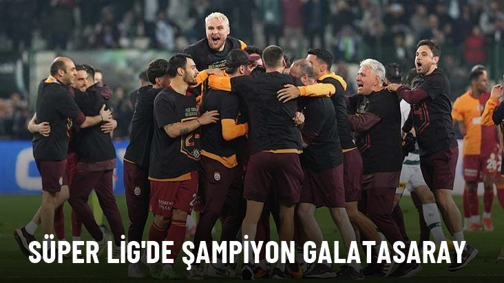 Aslan mucizeye izin vermedi! Süper Lig'de şampiyon Galatasaray