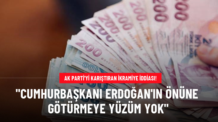 AK Parti'yi karıştıran ikramiye iddiası! Cumhurbaşkanı Erdoğan'ın önüne götürmeye yüzüm yok