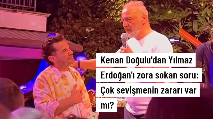 Kenan Doğulu'dan Yılmaz Erdoğan'ı zora sokan soru: Çok sevişmenin zararı var mı?