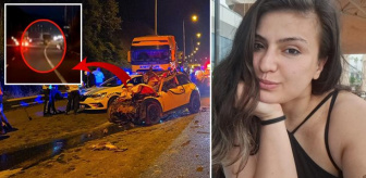 Düzce'de korkunç kaza! Kamyona arkadan çarpan genç kadın araç içinde sıkışarak öldü